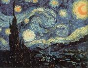 Vincent Van Gogh nuit etoilee France oil painting artist